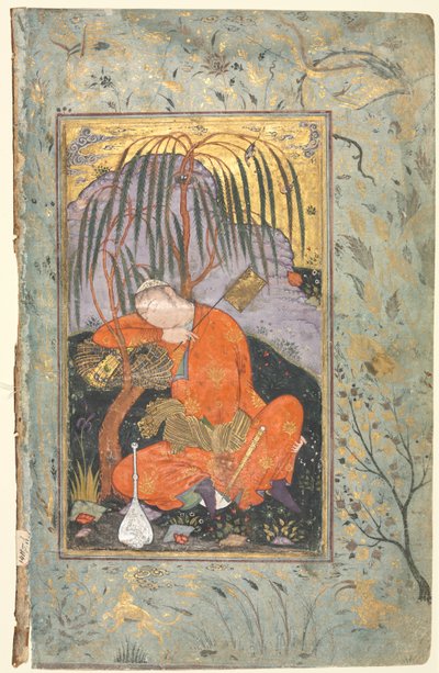 Jeune homme endormi (verso), Illustration d