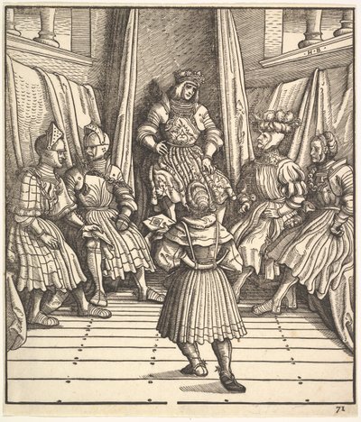 Illustration du Roi Blanc Der Weiß König, 15ème-16ème siècle - the Elder Hans Burgkmair