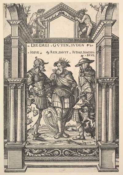 Les Trois Héros Juifs, 1516 - the Elder Hans Burgkmair