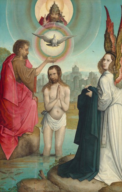 Le Baptême du Christ, vers 1508-1519 - the Elder Juan de Flandes