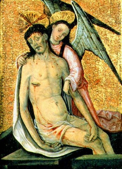 Le Christ mort soutenu par un ange - the Elder Rodrigo de Osona