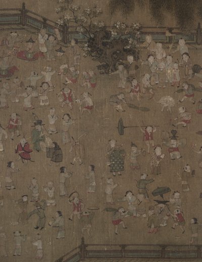 Cent enfants jouant - tradition of Su Hanchen