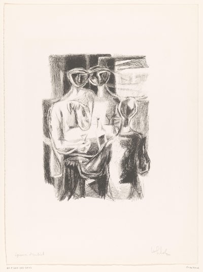 Couple à table - unknown (signed by artist)