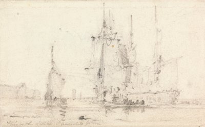 Navires près de la côte - unknown artist
formerly John Constable