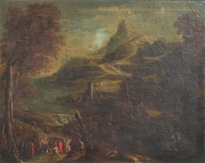 Paysage avec staffage biblique - van de Laeter