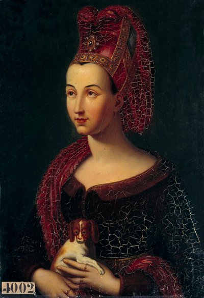 Portrait de Marguerite de Flandre, duchesse de Bourgogne (1350-1405) - vincent Nicolas Raverat