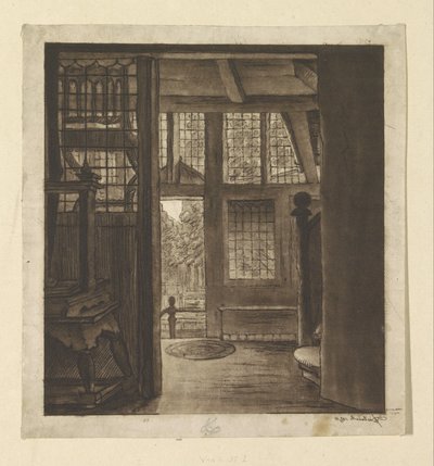 Intérieur de la maison de Rembrandt - weduwe Dietrich