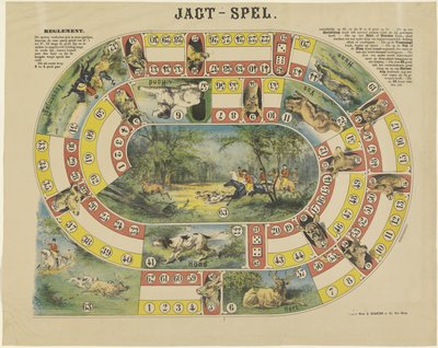 Jeu de chasse - weduwe Elias Spanier and Zn