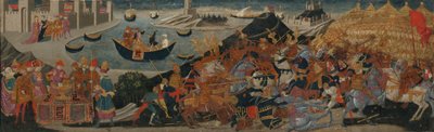 La bataille de Pharsale et la mort de Pompée, 1455-1460 - workshop of Apollonio di Giovanni