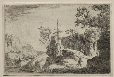 Paysage de montagne - workshop of Giunta di Tugio