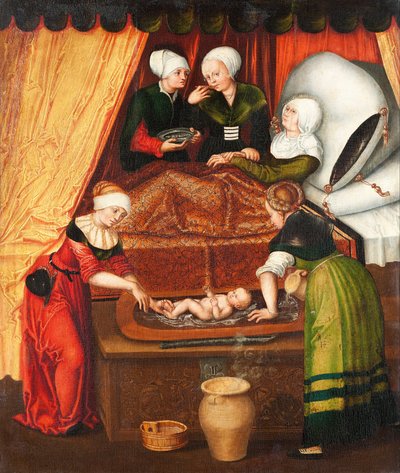 Naissance de la Vierge Marie - workshop of Lucas Cranach the Elder