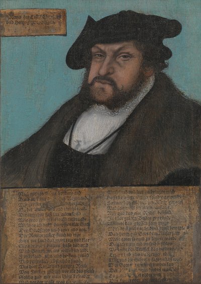 Jean Ier le Constant, Électeur de Saxe - workshop of Lucas Cranach the Elder