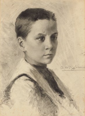 Autoportrait 1899 De Amedeo Modigliani