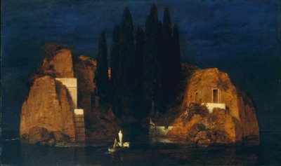 Ile des Morts, deuxième version, 1880 (huile sur bois) - Arnold Böcklin