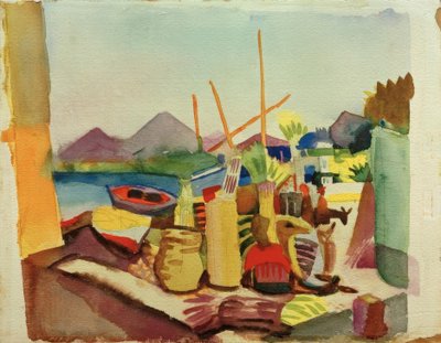 Agenda artistique de septembre! August_Macke_-_Landschaft_bei_Hammamet_-_%28MeisterDrucke-685583%29