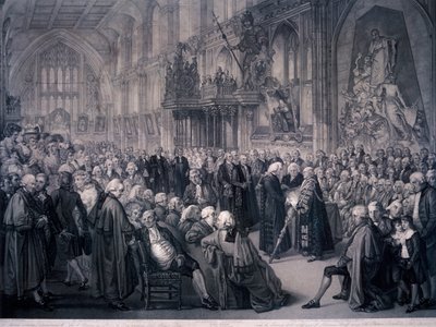 Inauguration du lord-maire Nathaniel Newnham, Londres, 1801