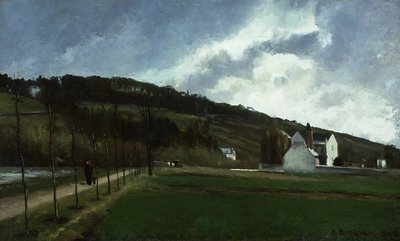 Bords de la Marne en Hiver - Camille Jacob Pissarro