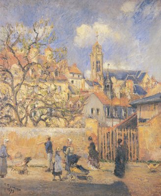 Le Parc aux Charette, Pontoise - Camille Jacob Pissarro