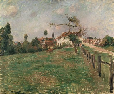 Le village d'Eragny, 19ème siècle - Camille Jacob Pissarro