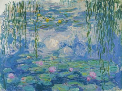 Nymphéas, 1916-19 (voir aussi détail 382331) - Claude Monet