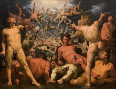 La chute des titans - Cornelis Cornelisz van Haarlem