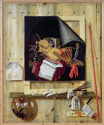 Trompe Loeil Still Life 1665 Comme Une Impression D Art