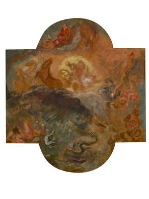 Apollo tue Python | Ferdinand Victor Eugene Delacroix