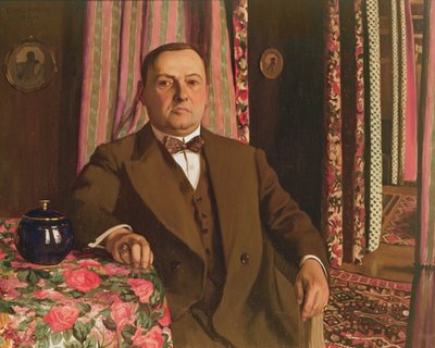 Portrait de Georg E. Haasen, 1913 - Felix Edouard Vallotton