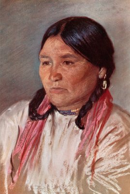 Naomi, épouse de Paul, un Indien Blackfoot - Harold Copping