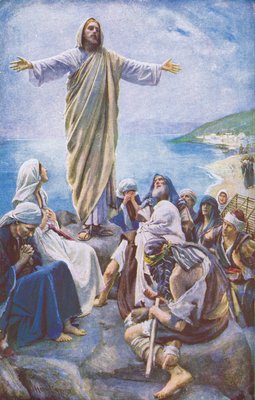 Venez à moi, illustration deHarold Copping Pictures: La série Crown, c.1920s - Harold Copping