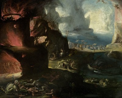 Paysage d'enfer | Hieronymus Bosch | Estampe d'art