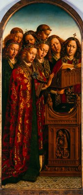 Jan_van_Eyck_-_The_Ghent_Altarpiece_Adoration_of_the_Mystic_Lamb_Singing_angels_1432_-_%28MeisterDrucke-1201901%29 désert