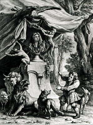 Portrait Allégorique De Jean De La Fontaine 1621