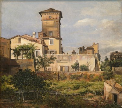Scène de la Villa Malte - Johan Christian Dahl