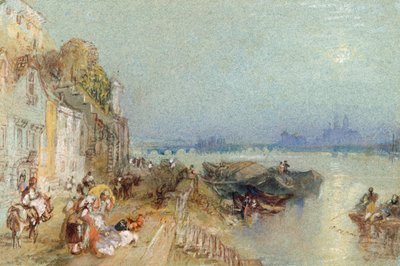 Andernach, 1817 (wc avec plume et encre noire sur papier vélin) - Joseph Mallord William Turner