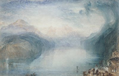 Lac de Lucerne: la baie d'Uri - Joseph Mallord William Turner