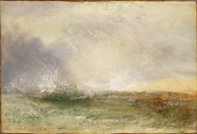 Mer agitée sur une côte, 1840-5 - Joseph Mallord William Turner