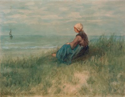 Agenda ! Jozef_Israls_-_Girl_in_the_Dunes_Looking_Out_-_%28MeisterDrucke-690041%29