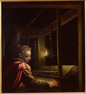 Penelope défaisant sa tapisserie - Leandro da Ponte Bassano