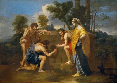 Bergers d&39;Arcadia (Et dans Arcadia ego) - Nicolas Poussin