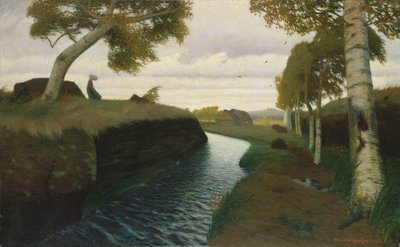 Canal à Moorland, 1903 - Otto Modersohn