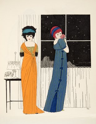 Deux robes empire de Les Robes de Paul Poiret pub. 1908