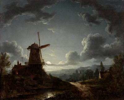 Paysage au clair de lune - Sebastian Pether