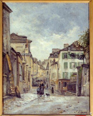 Ca s'est passé en octobre ! Stanislas_Victor_Edouard_Lepine_-_A_rue_du_vieux_Montmartre_in_Paris_Painting_by_Stanislas_Lepine_%281835-1892%29_19th_-_%28MeisterDrucke-970080%29