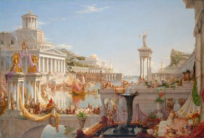 Le cours de l&39;empire. La consommation de l&39;empire, 1836. - Thomas Cole