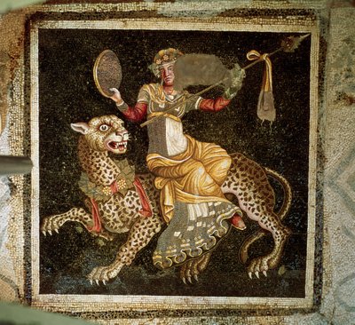 peinture de vase de Dionysos