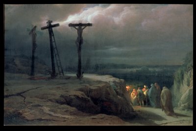 Nuit au Golgotha, 1869 - Vasili Vasilievich Vereshchagin