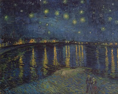 Nuit étoilée sur le Rhône, 1888 - Vincent van Gogh