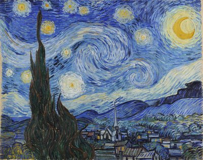 La nuit étoilée, juin 1889 - Vincent van Gogh