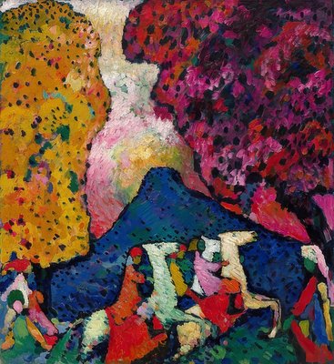 La montagne bleue. 190809 Wassily Kandinsky